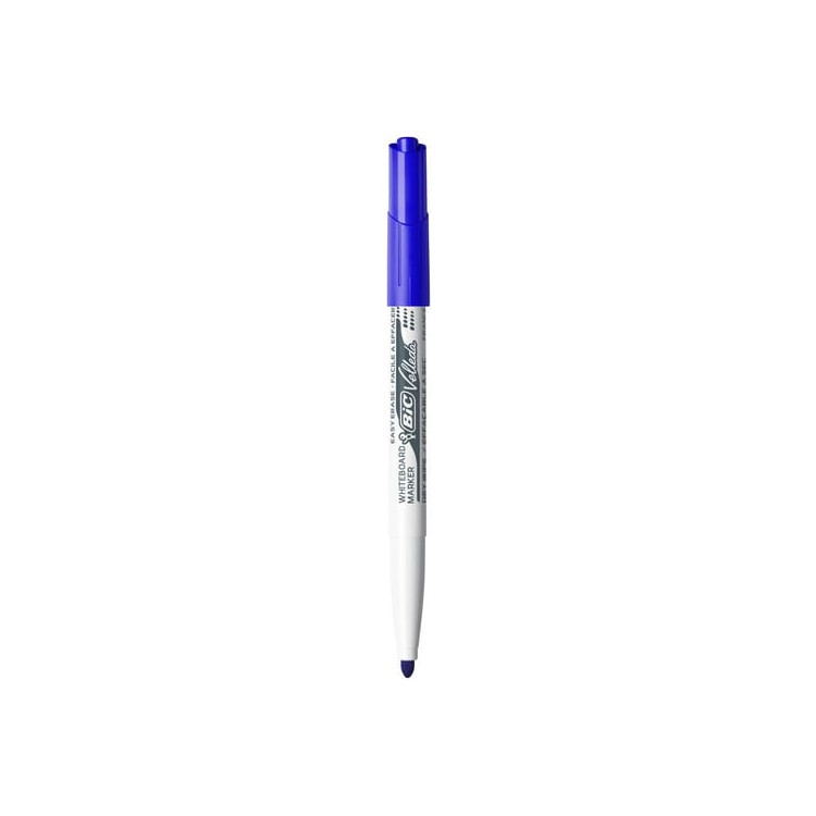 Feutre BIC Velleda 1741 – Pointe Moyenne 1,4 mm – Bleu Royal