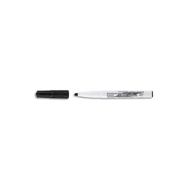Feutre BIC Velleda 1741 – Pointe Moyenne 1,4 mm – Noir Intense