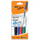 Pochette de 4 Feutres BIC Velleda 1741 – L'Essentiel pour Tableau Blanc