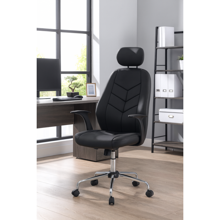 FAUTEUIL PRESIDENT RICHARD IMITATION CUIR