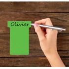 Fiches T planning Nobo indice 1,5 vert – Lot de 100