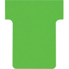 Fiches T planning Nobo indice 1,5 vert – Lot de 100
