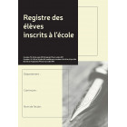 Registre scolaire élèves A4 Le Dauphin – 377 noms – 56 pages