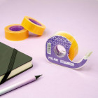 Présentoir 36 rubans adhésifs Milan 19 mm x 33 m avec dévidoirs assortis