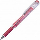 Roller gel Pentel Hybrid Gel Grip DX rouge métallisé – Pointe 1 mm