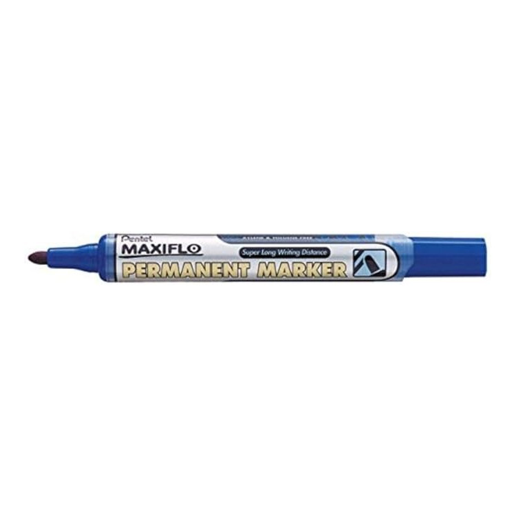 Marqueur permanent Pentel Maxiflo NLF50-C bleu – Pointe fine