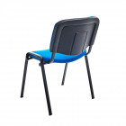 chaise visiteur claudia bleu