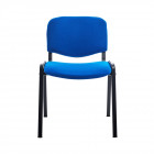 chaise visiteur claudia bleu