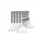 Table pliante ELVA10 140 x 70 cm – Plateau rabattable sur roulettes