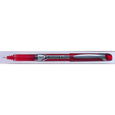 STYLO ROLLER ENCRE LIQUIDE - V7 Grip - 0,7mm - EPAISSEUR DE TRAIT - ROUGE