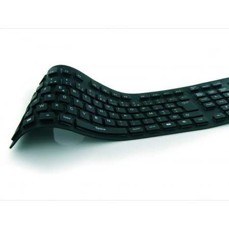 CLAVIER FLEXIBLE USB ETANCHE ENROULABLE