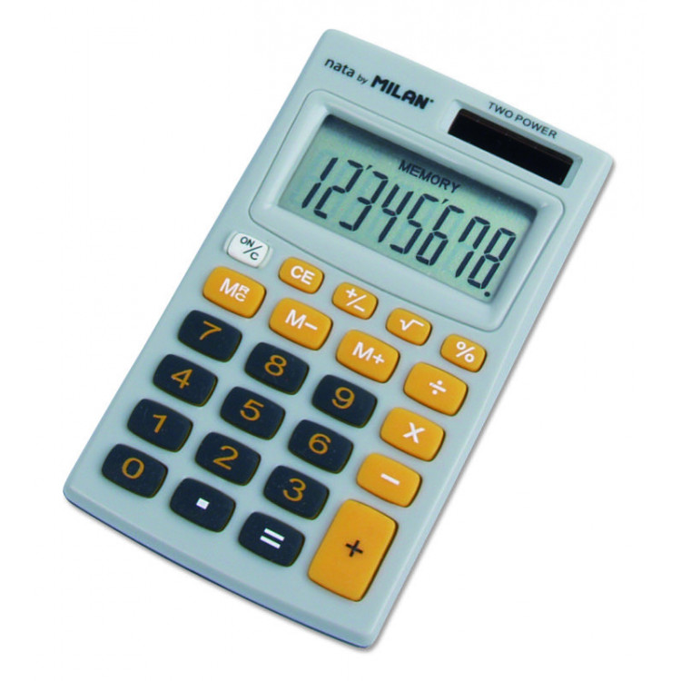 CALCULATRICE DE POCHE 8 CHIFFRES AVEC ETUI