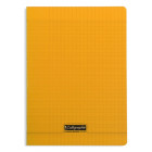 CAHIER POLYPRO, Format A4, Grands Carreaux, 21X29.7 - 96 PAGES SEYES ORANGE