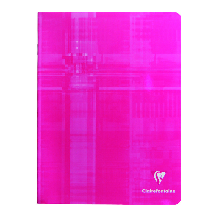 CAHIER POLYPRO, Petit Format, Grands Carreaux, 17X22 48 PAGES SEYES  TRANSPARENT - BuroStock Guadeloupe