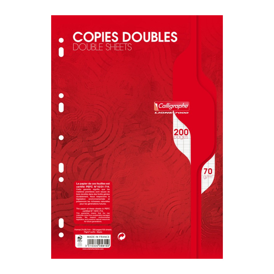 DOUBLE FEUILLE A5 COULEUR