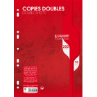 PAQUET 200 PAGES COPIES DOUBLE PERFOREE 5X5