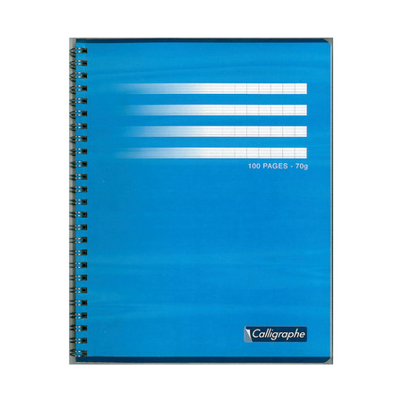 CAHIER DOS SPIRALE, Grand Format, Petits Carreaux, 24X32 - 180 PAGES 5X5
