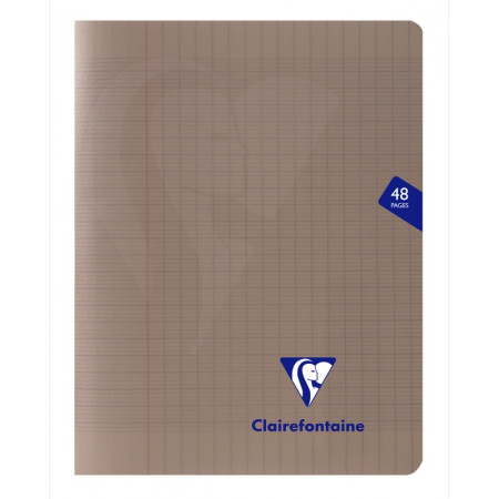 Cahier petit format 17x22 cm - 96 pages Grands carreaux protège cahier vert  pas cher