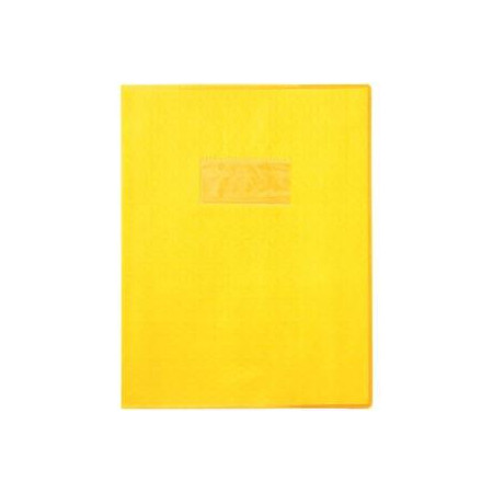 PROTEGE CAHIER, Petit Format, 17X22 JAUNE