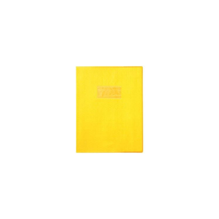 PROTEGE CAHIER 17X22 JAUNE