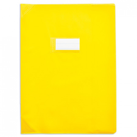 PROTEGE CAHIER, Format A4, 21X29.7 JAUNE