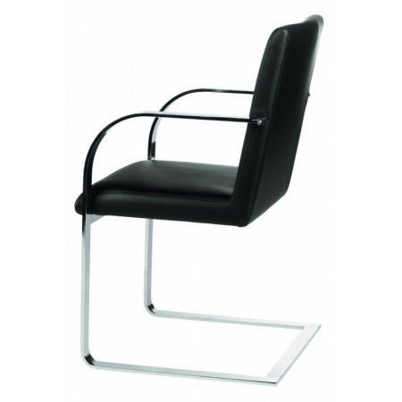 FAUTEUIL VISITEUR CUIR DEXTER