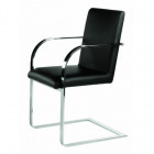 FAUTEUIL VISITEUR CUIR DEXTER