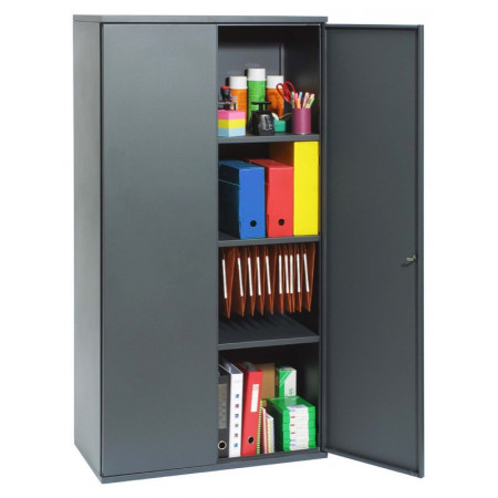 ARMOIRE METAL PORTE BATTANTE : ANTHRACITE